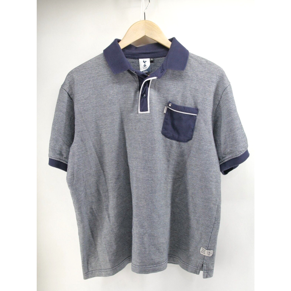 Tottenham Hotspur‎ Shirt XL Polo Gray Navy Premier League Soccer Mens